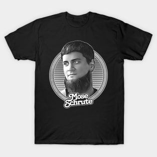 Mose Schrute \/\ Retro Style Fan Artwork T-Shirt